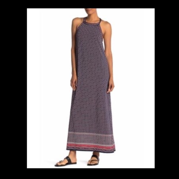 max studio halter dress